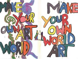 Make Your Own Art World / Make Your Own World Art by Ria