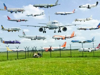 Aeroplane Collage by Andrew Towse
