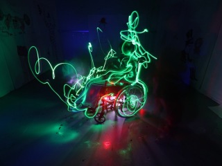 Light Painting the Young Adults Group